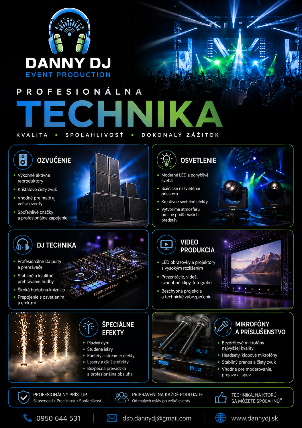 technické zabezpečenie eventov